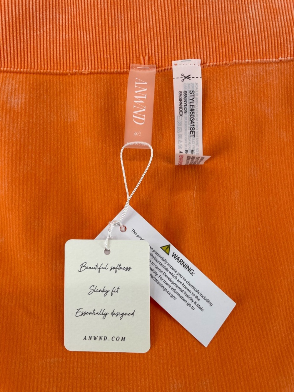 ANWND Ribbed matching set - Picture 7 of 7